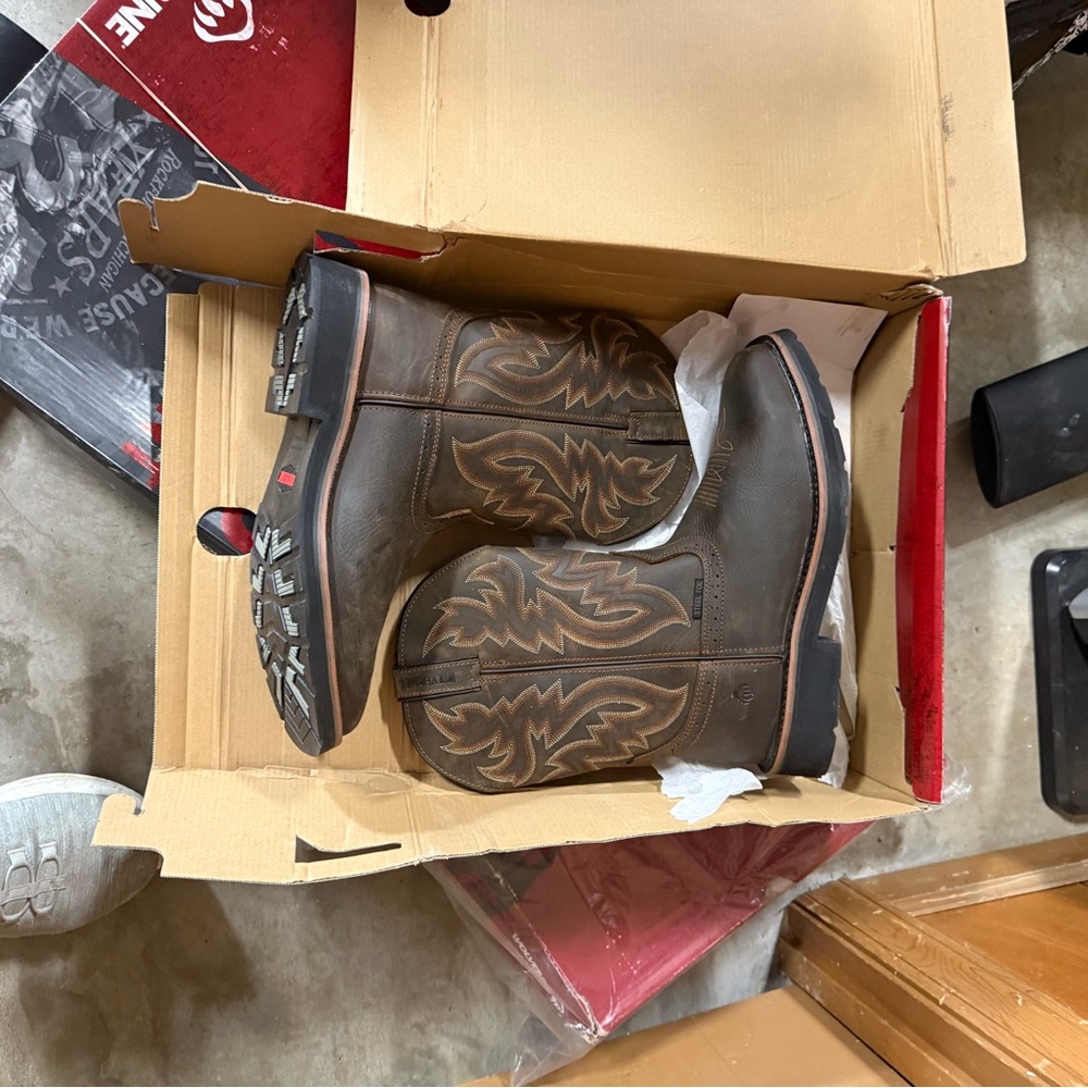 Wolverine Brown Leather Boots